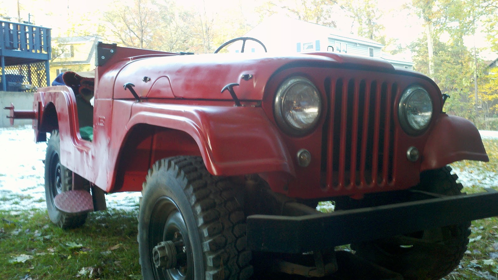 Willys Jeep Project Tub Passenger Side Finished