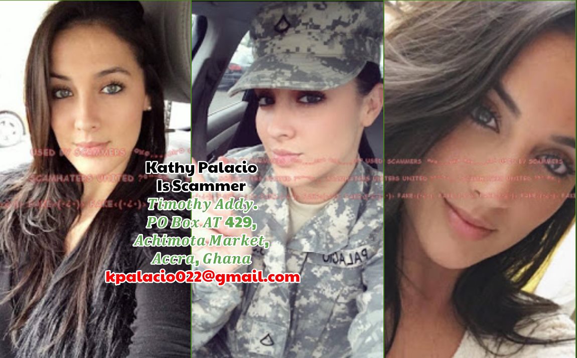 Some Military Romance scams we saw here in December 2019.