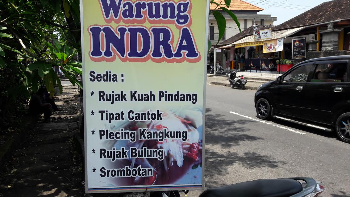 Warung Indra Penjual Tipat Cantok Enak Di Kediri Tabanan Bali