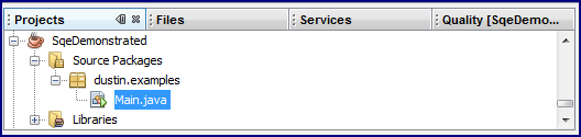 Inspired by Actual Events: NetBeans 7 and Software Quality Environment