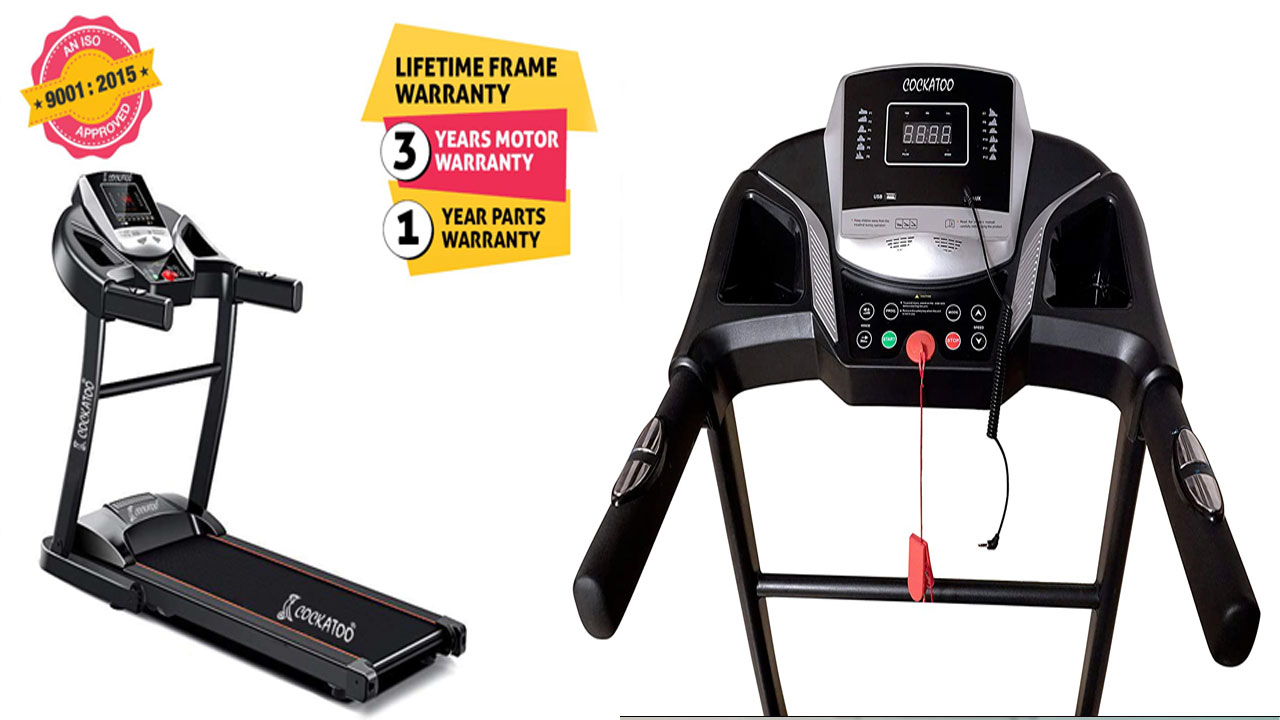 Cockatoo CTM05 2 HP Peak MultiFunction Treadmill Best price in India