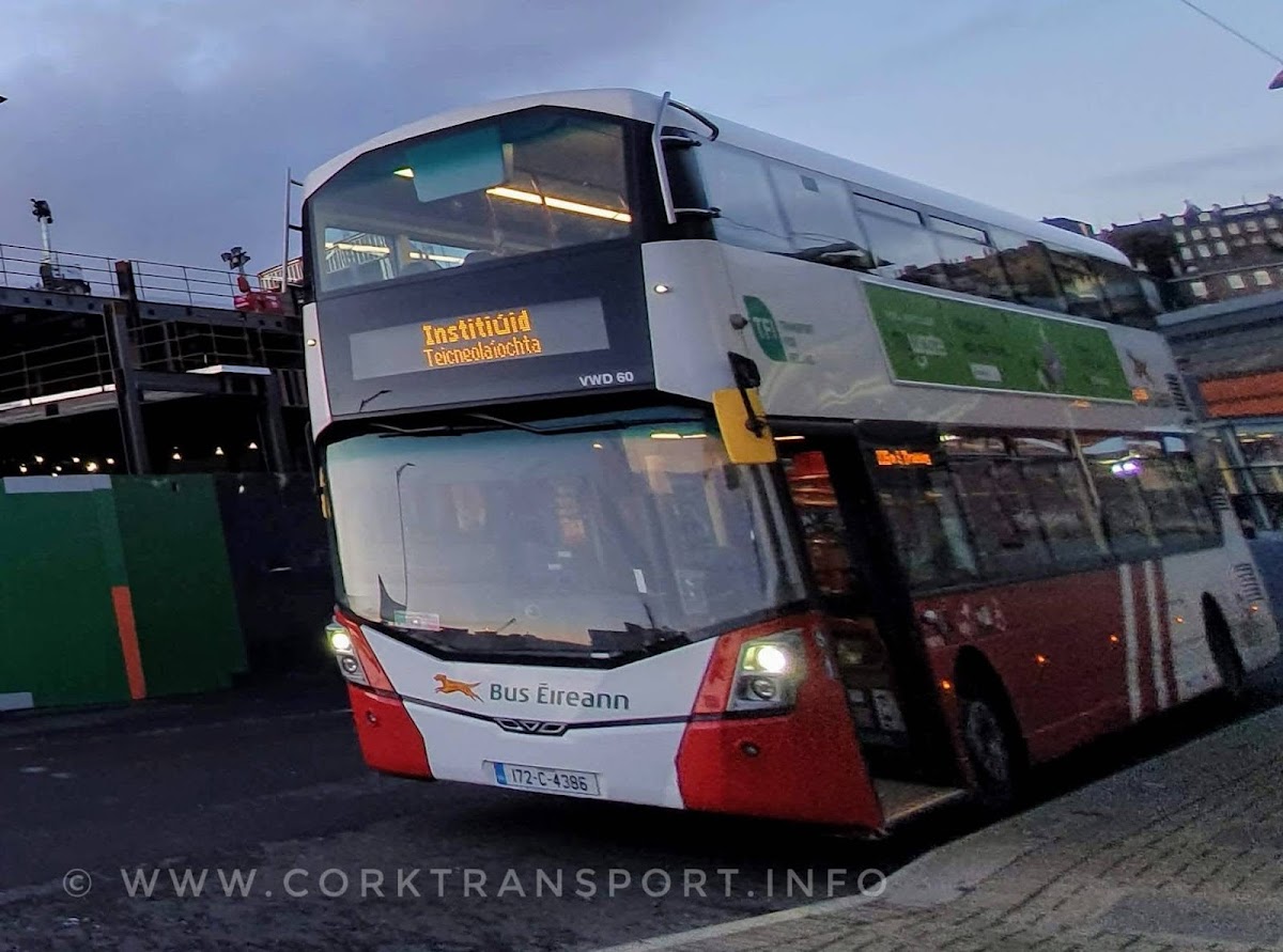 Cork Transport Info Bus service 205 Kent Station / CIT