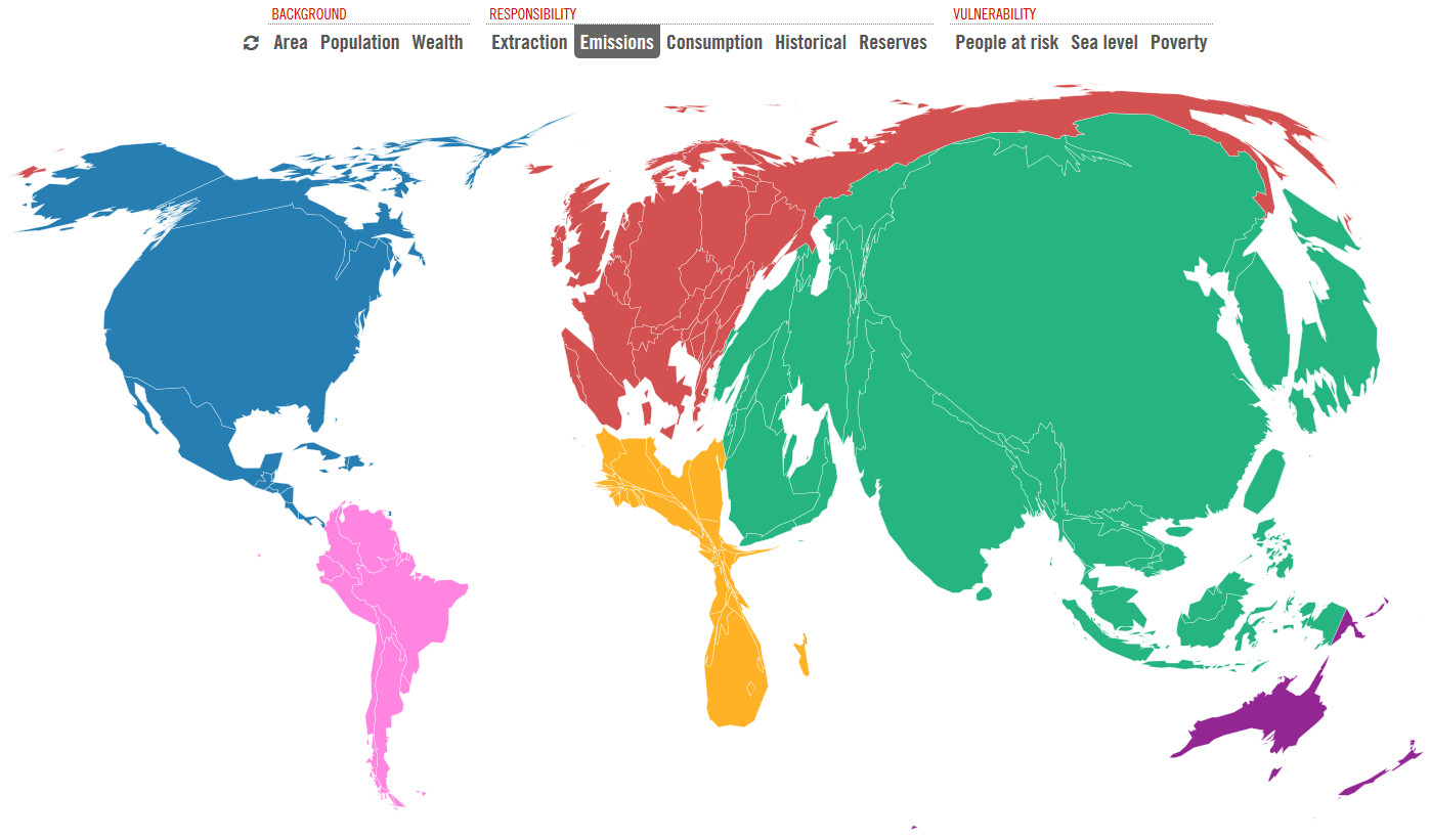 Check out this map to see who's at risk from climate and who's responsible Check out this map to see who's at risk from climate and who's responsible