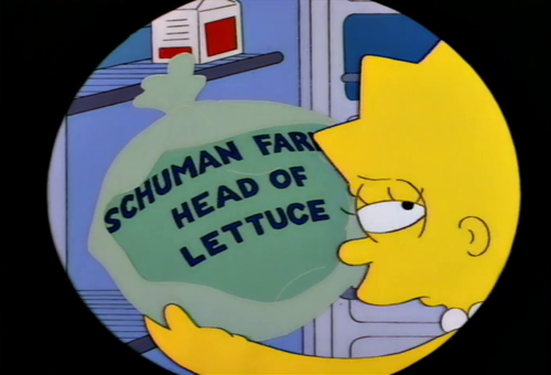 Image result for shuman head of lettuce simpsons