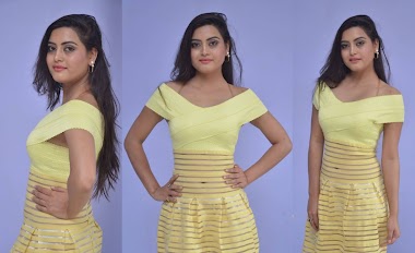 Beautiful Indian Model Shipra Gaur Stills In Yellow Dress Beautiful Indian Model Shipra Gaur Stills In Yellow Dress