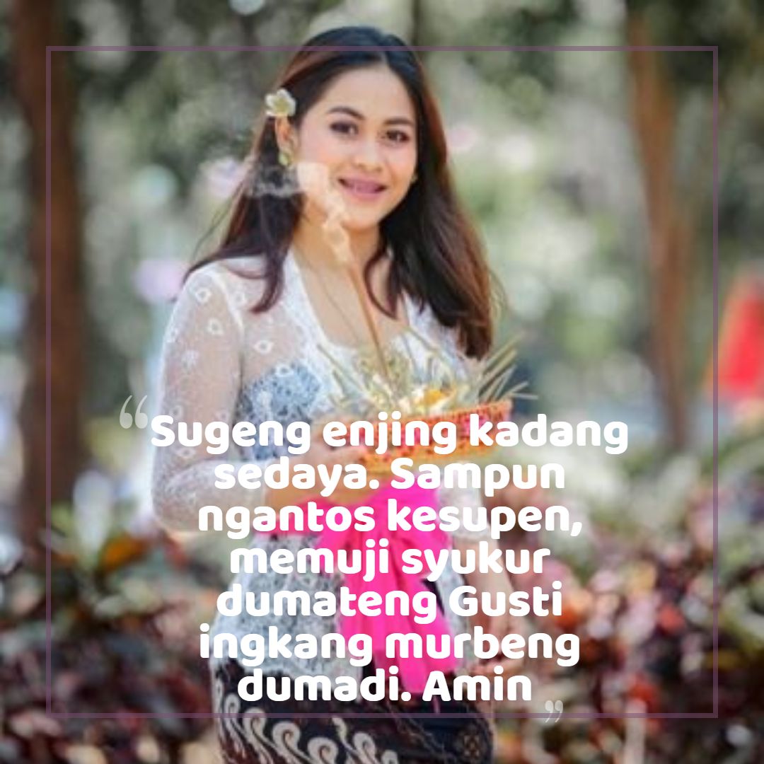 Ucapan Selamat Pagi Bahasa Jawa Halus Disertai Artinya Yosefpedia Com