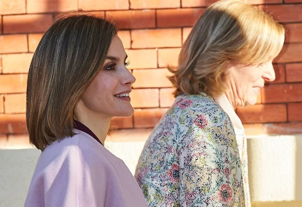 Queen Letizia of Spain attends a Meeting with the Foundation for Help Against Drug Addiction (FAD) at FAD Headquarters 