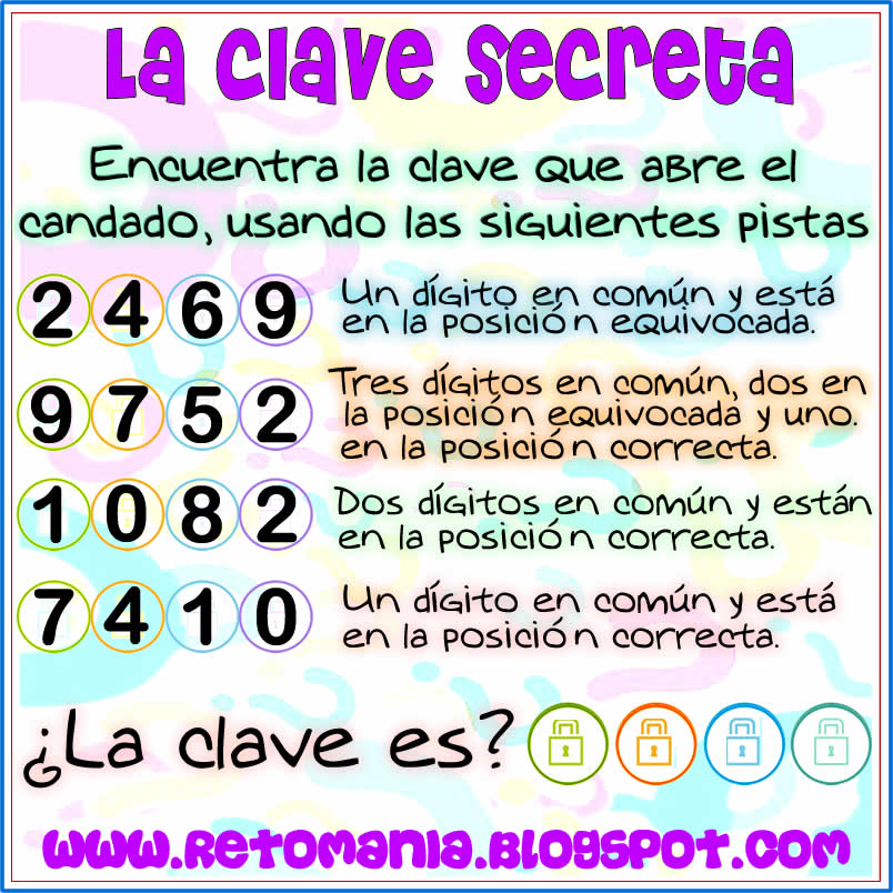 Subordinar Soportar Alternativa Acertijo Candado 3 Numeros Dibuja Una subordinar-soportar-alternativa-acertijo-candado-3-numeros-dibuja-una