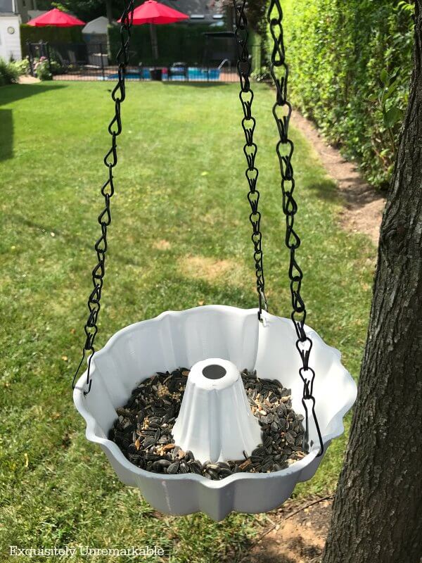 Bundt Pan Bird Feeder Exquisitely Unremarkable