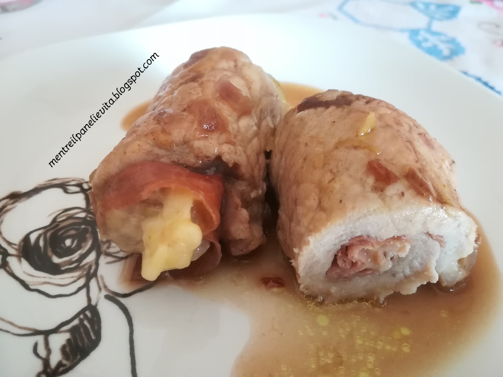 Involtini di lonza e prosciutto crudo
