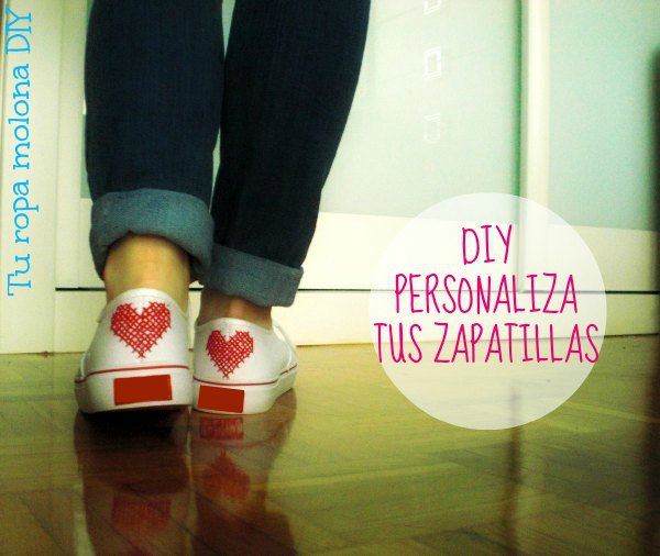 ropa molona DIY: Personaliza zapatillas