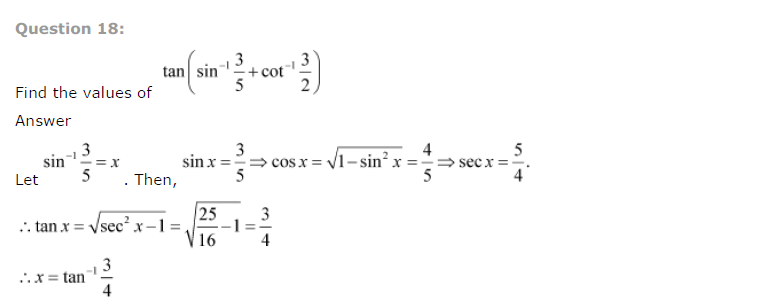 NCERT Solutions For Class 12 Maths Solutions