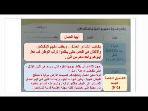 حل درس كتابة ورقة بحثية لغة عربية حل درس كتابة ورقة بحثية لغة عربية