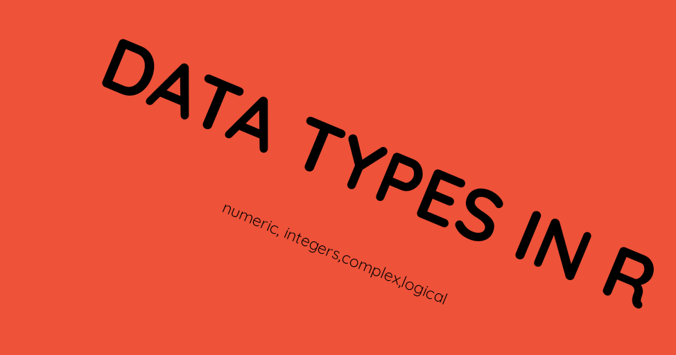 Types of data in R
