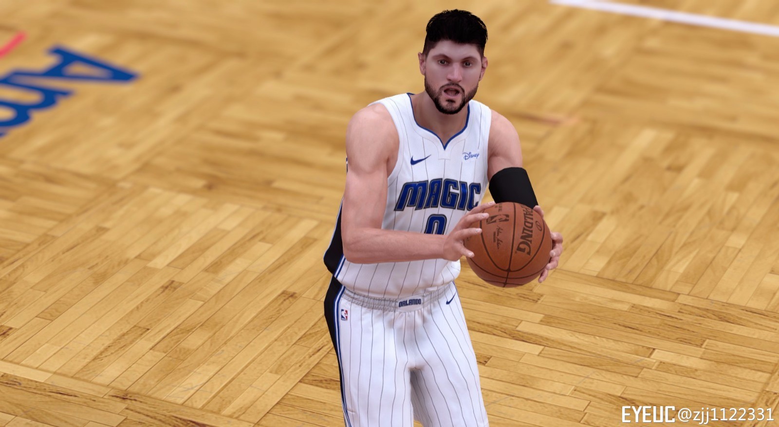 NBA 2K19 Nikola Vucevic Cyberface by zjj1122 Shuajota