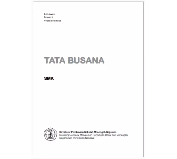 Buku Smk Tata Busana Berkas Edukasi