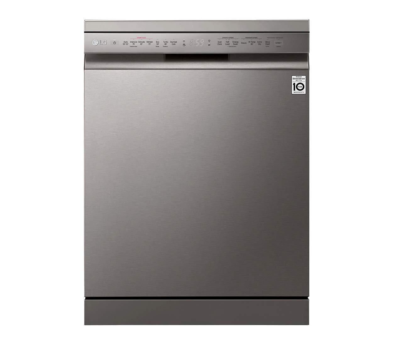 LG 14 Place Settings Dishwasher (DFB424FP, Platinum Silver) Best