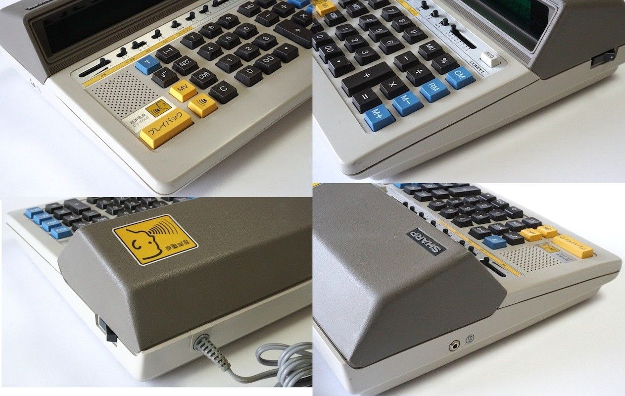 MATRIXSYNTH SHARP COMPET CS6500 Japanese First Talking Calculator 1980