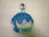 Keychain cup cake..