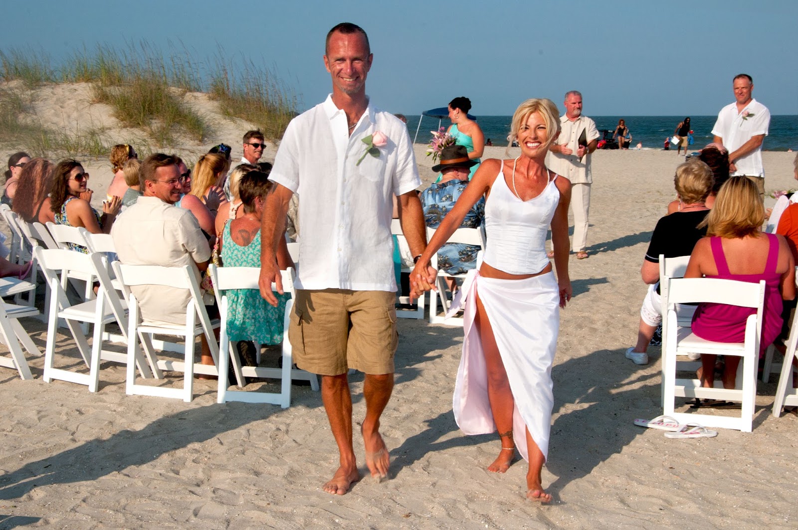 non traditional beach wedding dresses