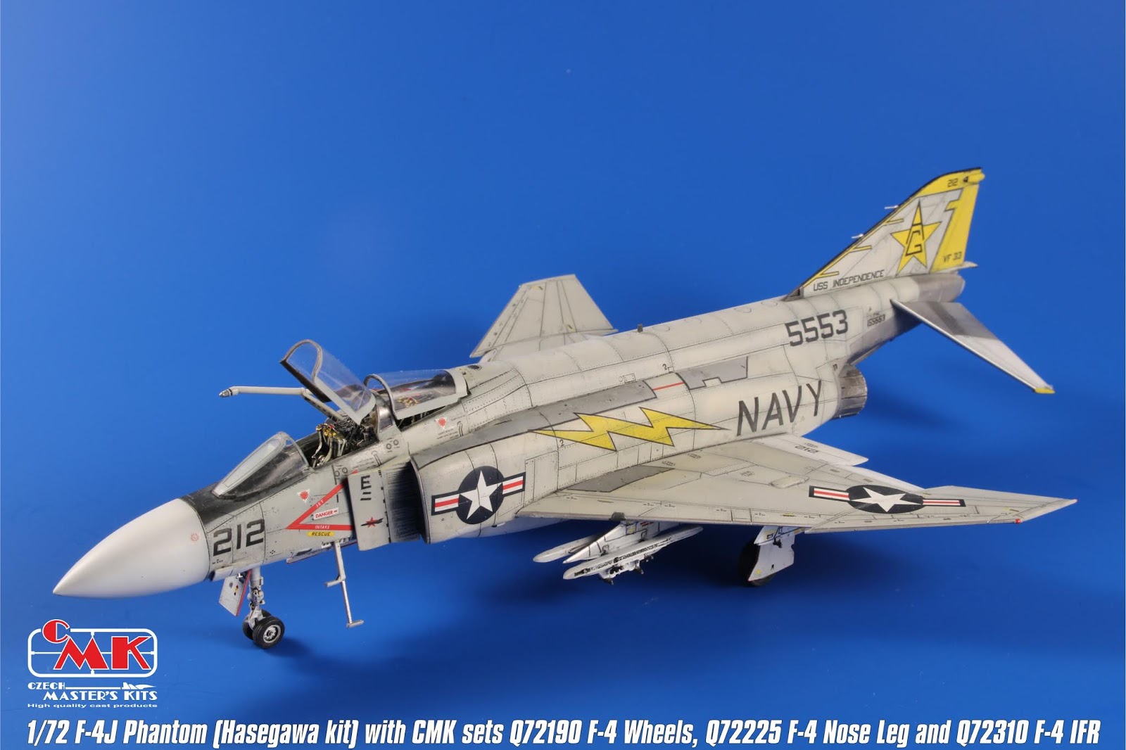 CMK 1/72 McDonnell F-4J/S Phantom II Wheels for Hasegawa # Q72190 