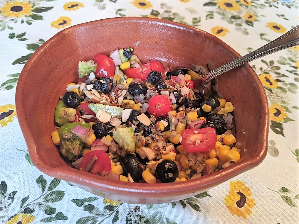 Ever Ready Blueberry, Corn and Wild Rice Salad