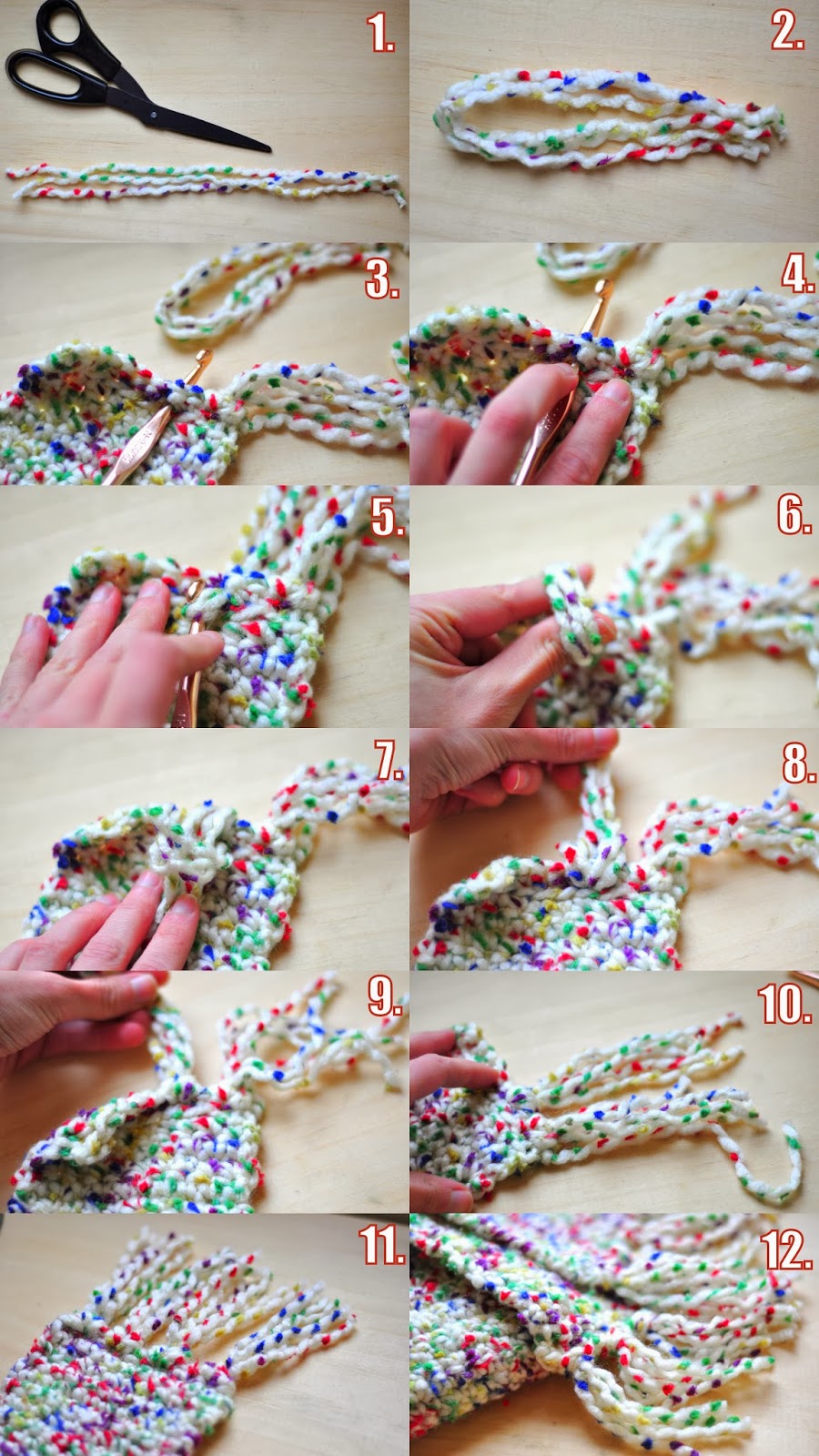 l'elan jolie how to add tassels to a scarf