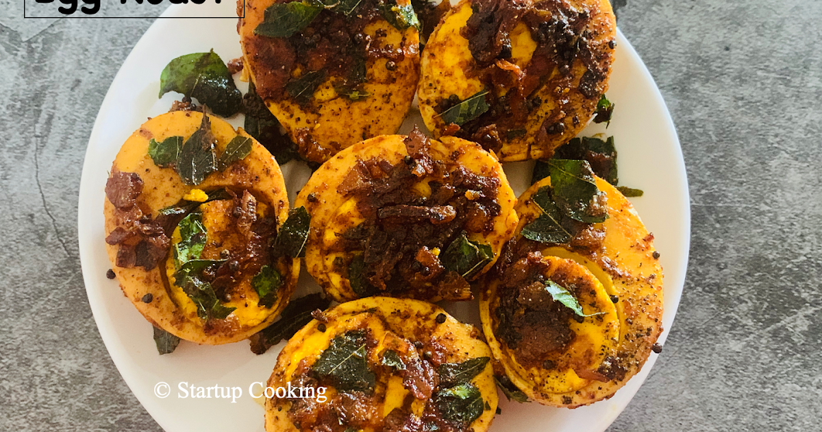 Egg Roast Recipe Dry Egg Roast Startup Cooking