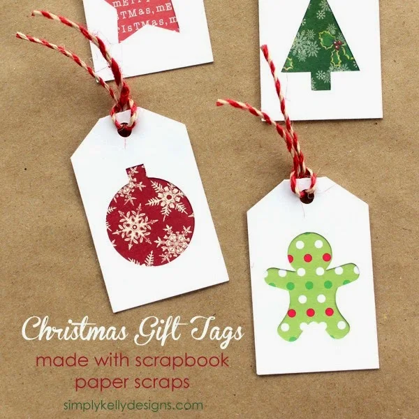 Silhouette projects, scraps, using scraps, gift tags