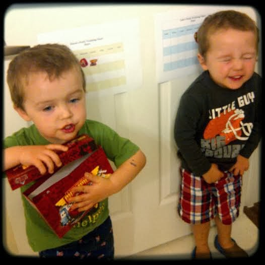 Potty training twins Part 3 {Treats}