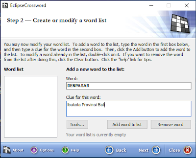 Tutorial Membuat Teka Teki Silang Dengan Aplikasi Eclipse Crossword Ngiring Melajah