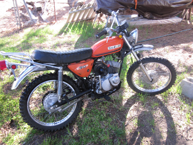 OldMotoDude: 1971 Suzuki TC90 Trail Bike -- Sold it for $100