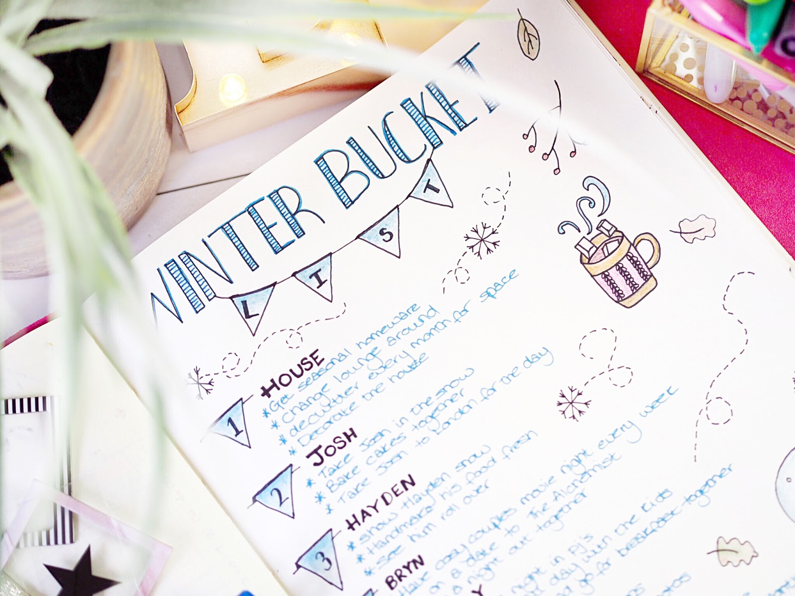 Add A Page Of Self Care Reminders To Your Bullet Journal Bujo