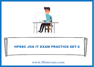 HPSSC JOA IT EXAM PRACTICE SET-2