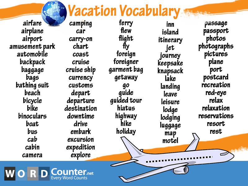 advanced travel vocabulary