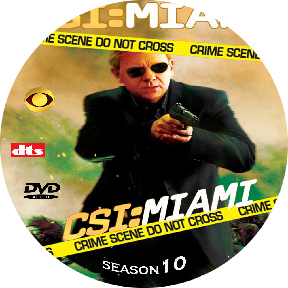 Minhas Capas: Capa DVD - CSI Miami Season 10
