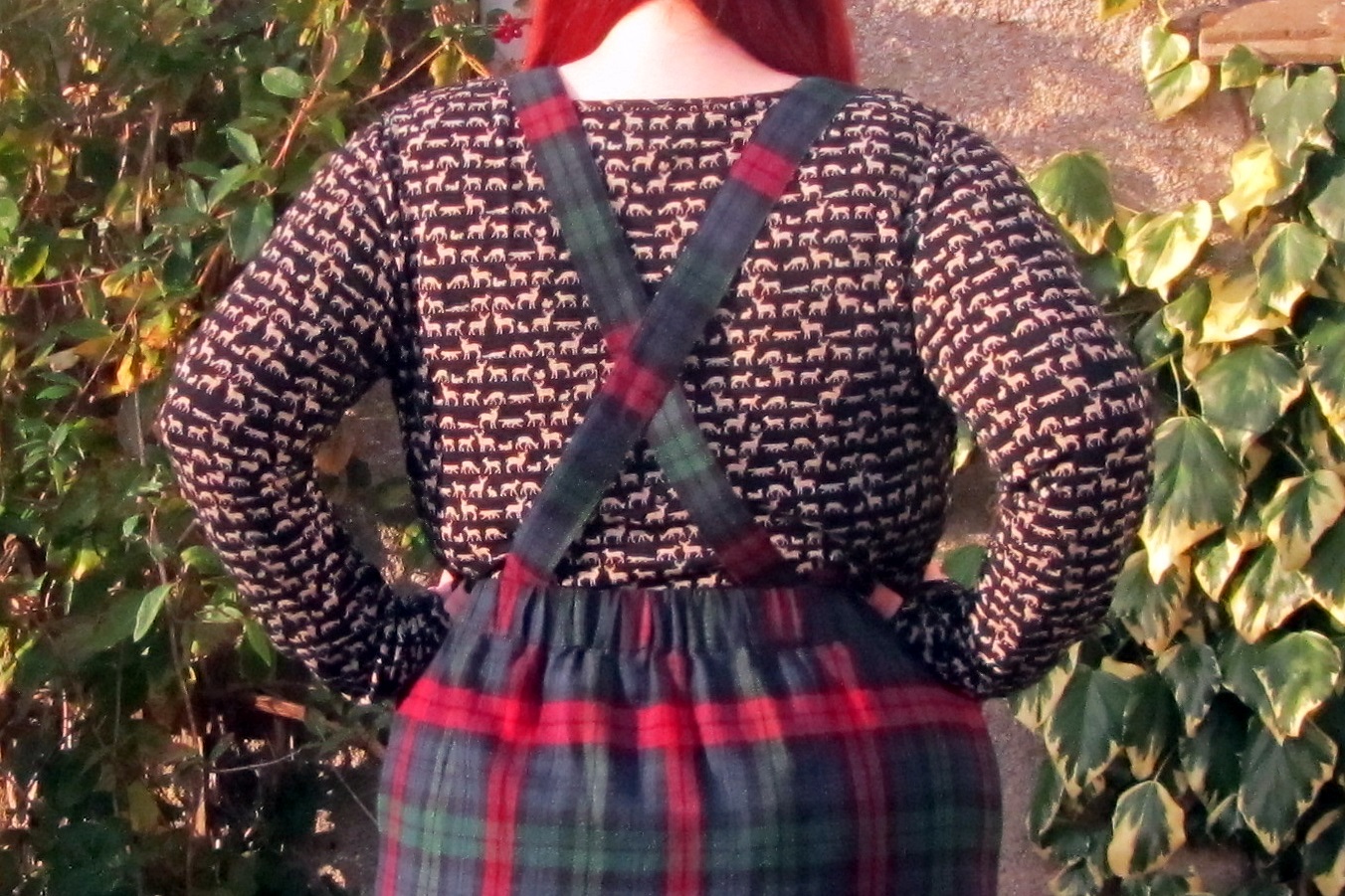 Doe a deer, a female deer... T a letter in tartan... Polka Spots and