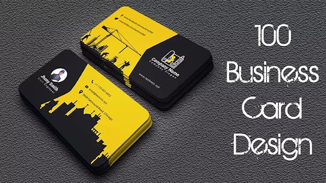 100 Business Card PSD Design (Visiting Card PSD)