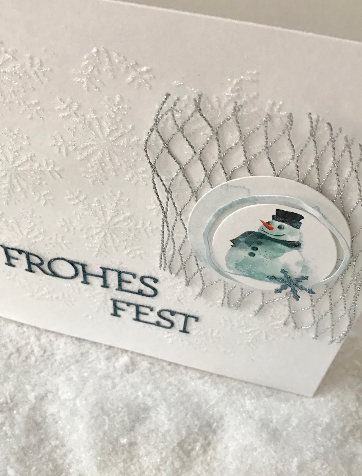 Papierliebelei Schneemann