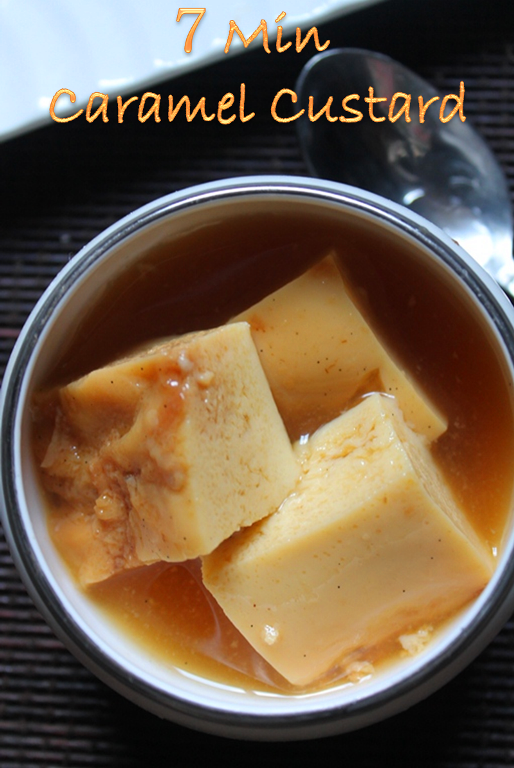 Microwave Caramel Custard Recipe Egg Custard Pudding Recipe Yummy Tummy