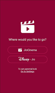 JIO CINEMA app