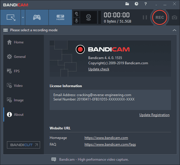 bandicam keygen only