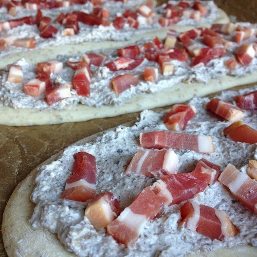 Greenway36: Champignon-Rahm-Fladen mit Bacon