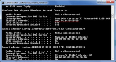 How to find out the Mac Address of a Laptop or PC on Windows 7, 8 and 10