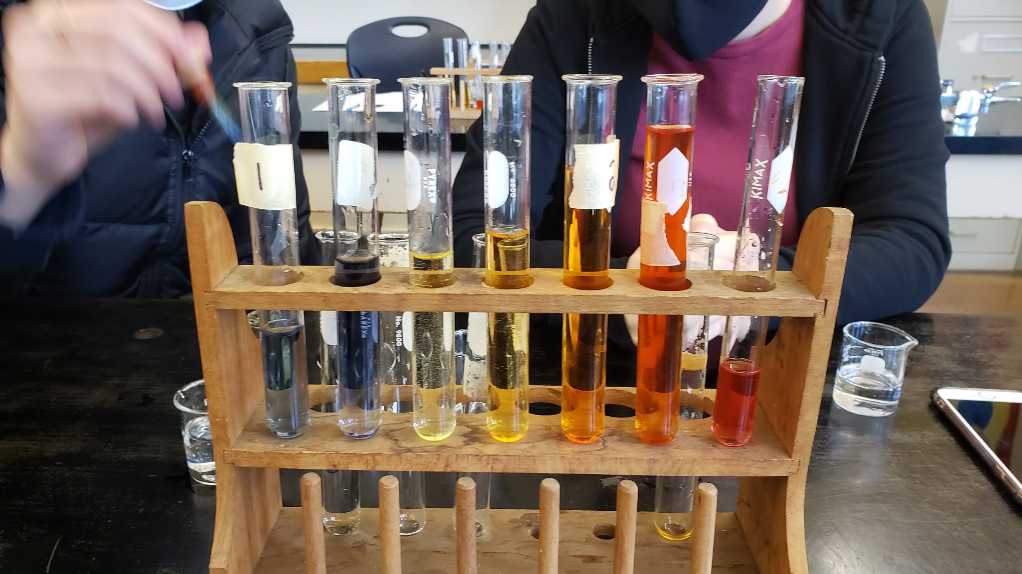 science 10 gladstone Universal Indicator Rainbows