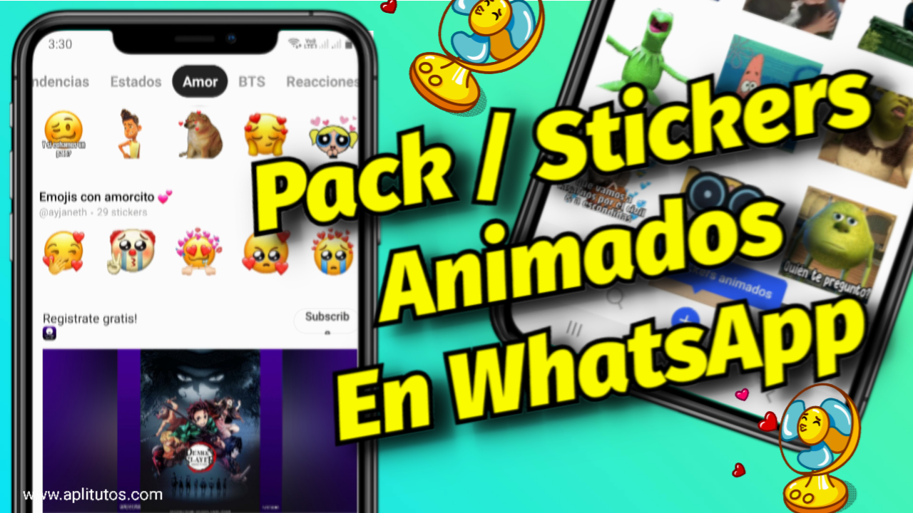 STICKERS ANIMADOS PARA WHATSAPP DESCARGALOS AQUI NUEVOS ESTILOS
