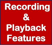 recording & playback features