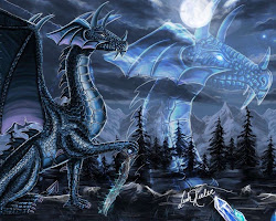 dragon wallpapers abstract fantasy anime background moon desktop 3d windows bluedragon wallpapersafari
