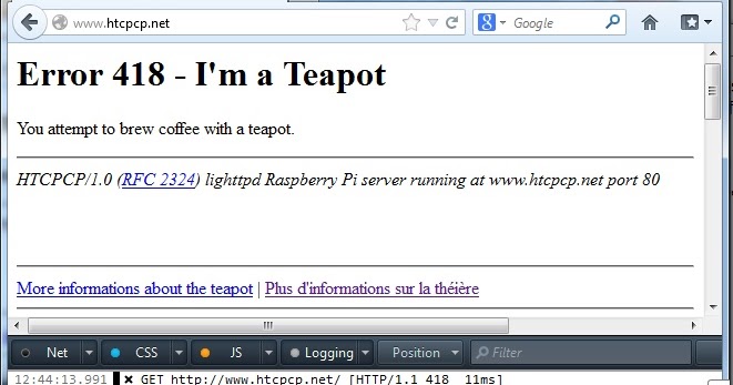 Error 418 I m A Teapot Debug The Teapot Enabling The 418 Return Code how-do-i-fix-error-418-off-topic-prodigy-support