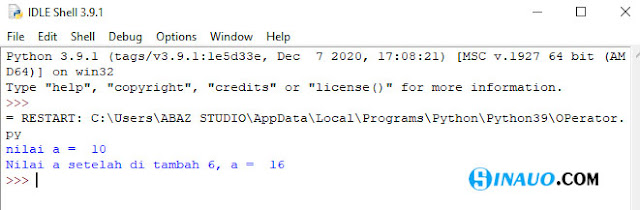 Mengenal Jenis Operator Dalam Python - Sinauo.Com